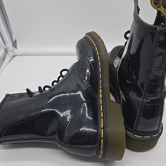 Dr. Martens Women's‎ Boot, Size 7 - Black Patent - Picture 7 of 14